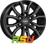Dezent KC black 7.5x19 ET52.5 - LK6/120 ML74.6 Alufelge schwarz