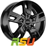 Ronal R64 jetblack 6.5x16 ET60 - LK5/118 ML71.15 Alufelge schwarz