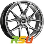 TEC Speedwheels GT6 EVO hyper-black 8x18 ET38 - LK5/105 ML56.6 Alufelge schwarz