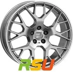2DRV WH47 daytona grau lackiert mit hochglanzpoliertem Felgenbett 9x20 ET35 -