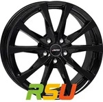 Autec Typ BX - Brixen schwarz 8x20 ET47 - LK5/112 ML57.1 Alufelge schwarz