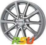 Platin P95 metall silber 6.5x16 ET43 - LK5/112 ML57.1 Alufelge silber