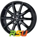 Platin P95 diamant-schwarz 6.5x16 ET37.5 - LK4/108 ML63.4 Alufelge schwarz