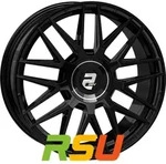 2DRV WH43 schwarz gl&auml;nzend lackiert 9x20 ET40 - LK5/112 ML66.6 Alufelge schwarz