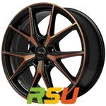 Brock B40 black-orange matt-lackiert 8x19 ET40 - LK5/112 ML57.1 Alufelge orange