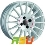 OZ Superturismo WRC weiss 8x18 ET40 - LK5/114.3 ML75 Alufelge rot