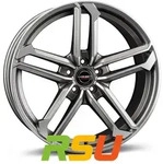 Borbet ATX graphite polished matt 8.5x19 ET45 - LK5/112 ML72.5 Alufelge grau