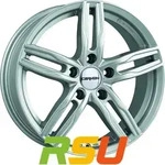 Carmani 14 Paul kristallsilber 6.5x16 ET50 - LK5/112 ML57.1 Alufelge silber