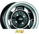 ATS Classic diamant-schwarz frontpoliert 7x13 ET20 - LK4/100 ML57.1 Alufelge schwarz