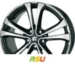 RC-Design RC17 schwarz front-poliert 8.5x20 ET35 - LK5/108 ML72.6 Alufelge schwarz