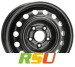 Alcar 8077 5.5x15 ET47 - LK5/114.3 ML67 Stahlfelge schwarz