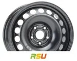 Alcar 9257 7x16 ET45 - LK5/112 ML57 Stahlfelge schwarz