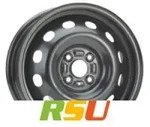 Alcar 7380 5.5x15 ET50 - LK4/100 ML54 Stahlfelge schwarz