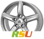 RC-Design RC24 kristallsilber lackiert 6x15 ET40 - LK4/100 ML63.4 Alufelge silber