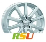 Autec Typ S - Skandic brillantsilber 7.5x18 ET37 - LK5/112 ML70 Alufelge silber