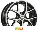 BBS SR vulcano grau diamantgedreht 8x18 ET45 - LK5/112 ML82 Alufelge grau