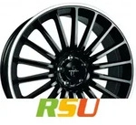 Keskin KT15 Speed black lip polish 8.5x19 ET30 - LK5/112 ML66.6 Alufelge schwarz