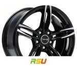 Avus Racing AC-MB3 black polished 8.5x19 ET35 - LK5/120 ML72.6 Alufelge schwarz