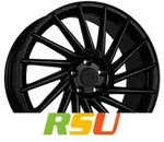 Keskin KT17 Hurricane matt black painted 8.5x19 ET30 - LK5/112 ML72.6 Alufelge