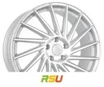 Keskin KT17 Hurricane silver front polish 8.5x19 ET30 - LK5/112 ML72.6 Alufelge