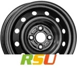 Alcar 3015 5x14 ET38 - LK4/100 ML56.5 Stahlfelge schwarz