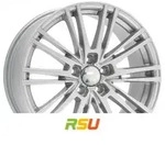 2DRV WH18 race silber lackiert 9x20 ET33 - LK5/112 ML66.6 Alufelge silber