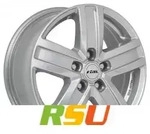 Rial Transporter polar-silber 6.5x16 ET50 - LK5/112 ML66.5 Alufelge silber