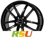Brock B38 schwarz lackiert 8x18 ET43 - LK5/120 ML72.6 Alufelge schwarz