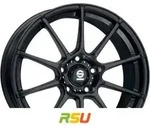 Sparco Assetto Gara matt black 7x17 ET30 - LK4/100 ML63.3 Alufelge schwarz