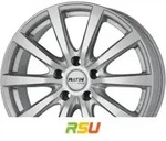 Platin P69 polarsilber 6.5x16 ET40 - LK4/100 ML63.4 Alufelge silber