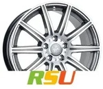 Keskin KT16 Dynamic palladium front polish 8.5x19 ET45 - LK5/112 ML66.6 Alufelge grau