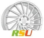 Keskin KT17 Hurricane silver front polish 8x18 ET45 - LK5/112 ML72.6 Alufelge silber