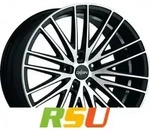 Oxigin 19 Oxspoke black full polish 8.5x19 ET45 - LK5/108 ML72.6 Alufelge...