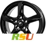 RC-Design RC30 schwarz lackiert 6x15 ET45 - LK5/114.3 ML72.6 Alufelge schwarz