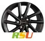 Borbet V mistral anthracite glossy 7x17 ET54 - LK5/112 ML66.6 Alufelge grau