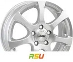 Autec Typ Z - Zenit brillantsilber 5.5x14 ET35 - LK5/100 ML57.1 Alufelge silber