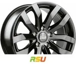CMS C22 complete black glossy 7.5x17 ET35 - LK5/112 ML66.5 Alufelge schwarz