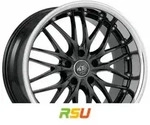 Barracuda Voltec T6 SUV higloss black inox lip - DS3 9x20 ET42 - LK5/120 ML65.1