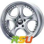 RH Alurad AL Cup silber Horn hochglanz poliert 7x18 ET41 - LK5/112 ML72.6 Alufelge