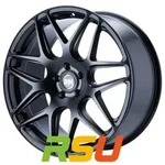 RH Alurad RB11 racing schwarz lackiert 9x20 ET35 - LK5/127 ML71.5 Alufelge schwarz