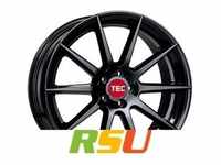 TEC Speedwheels GT7 black-glossy 10x20 ET38 - LK5/120 ML74.1 Alufelge schwarz