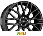 Momo Revenge matt black 7x17 ET40 - LK5/108 ML72.3 Alufelge schwarz