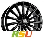 Keskin KT18 Turbo black lip polish 8x18 ET30 - LK5/112 ML72.6 Alufelge schwarz