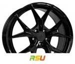 Keskin KT19 Angel black painted 8x18 ET45 - LK5/112 ML72.6 Alufelge schwarz