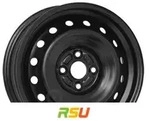 Alcar 4035 5x15 ET40 - LK4/100 ML54 Stahlfelge schwarz
