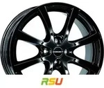 Borbet LV4 black glossy 6.5x15 ET35 - LK4/108 ML72.5 Alufelge schwarz