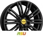 MAM A4 black painted 7x16 ET38 - LK5/108 ML72.6 Alufelge schwarz