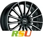 MSW MSW 30 gloss black full polished 8.5x19 ET29 - LK5/120 ML72.56 Alufelge schwarz