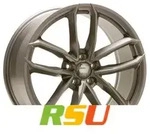 2DRV WH33 platin grau lackiert 9x21 ET40 - LK5/112 ML66.6 Alufelge grau