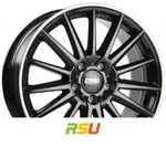 CMS C23 diamond rim black 8x20 ET39.1 - LK5/112 ML66.5 Alufelge schwarz